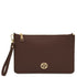 Diva - Leather clutch with chain strap